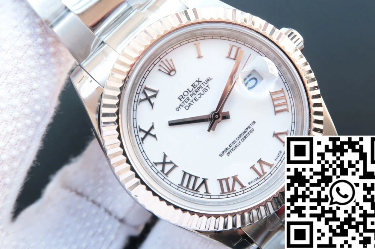 856 White Cozy Factory Dial M126334-0023 EW Datejust Rolex 0711